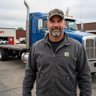 Profile photo of Mike from Cincinnati, OH · Flatbed owner-operator